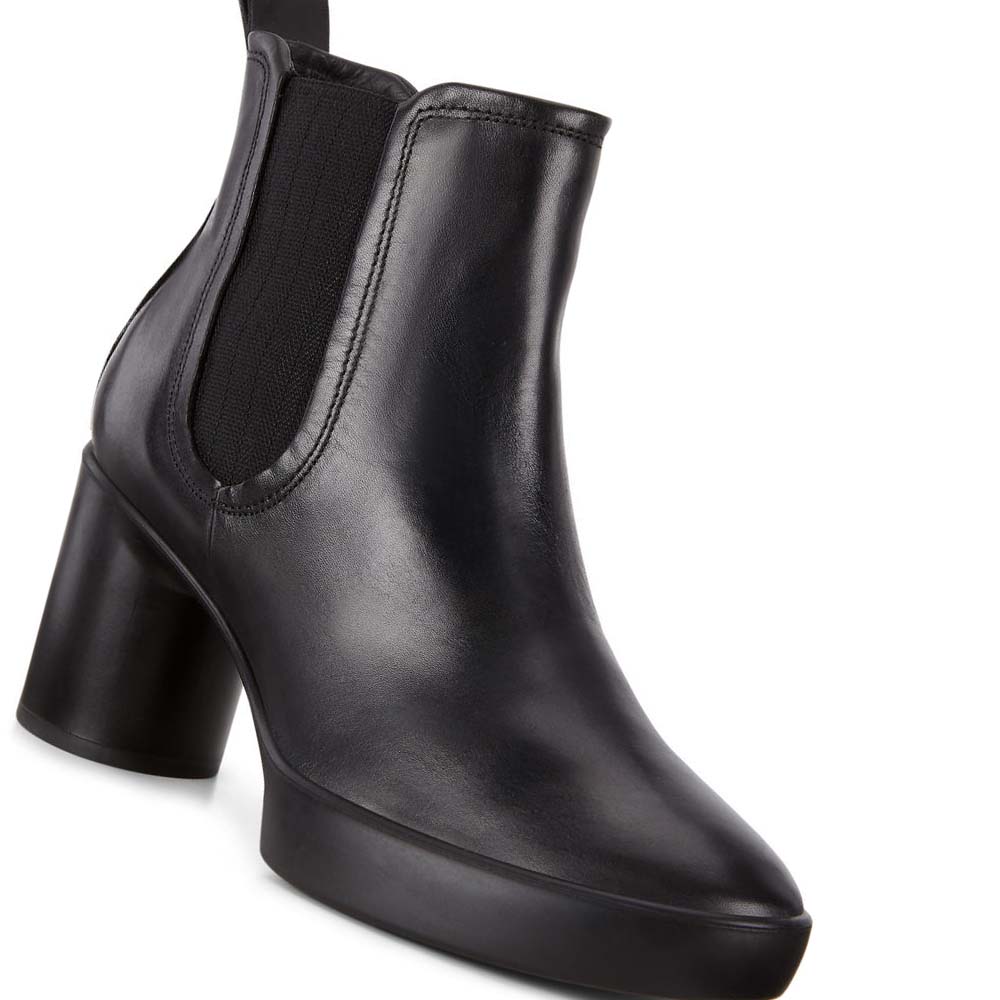 Női Ecco Shape Sculpted Motion 55 Chelsea Ankle Ruha Cipő Fekete | HU 119BEX